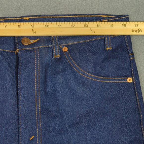 Levi's Vtg Jeans Men's 34x31 Blue Deadstock 517 Boot Cut Orange Tab Made In USA - Picture 6 of 14